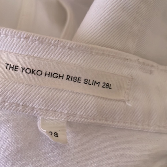 Aritzia Denim Forum Yoko High Rise Slim 28L 28W - Picture 7 of 11
